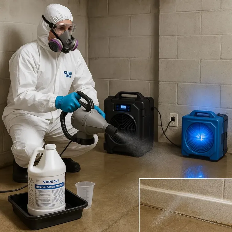 Sanitization and Odor Removal process in Strawberry, CA